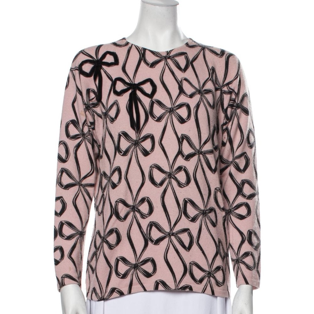 BLUMARINE Wool Printed Sweater Size: M